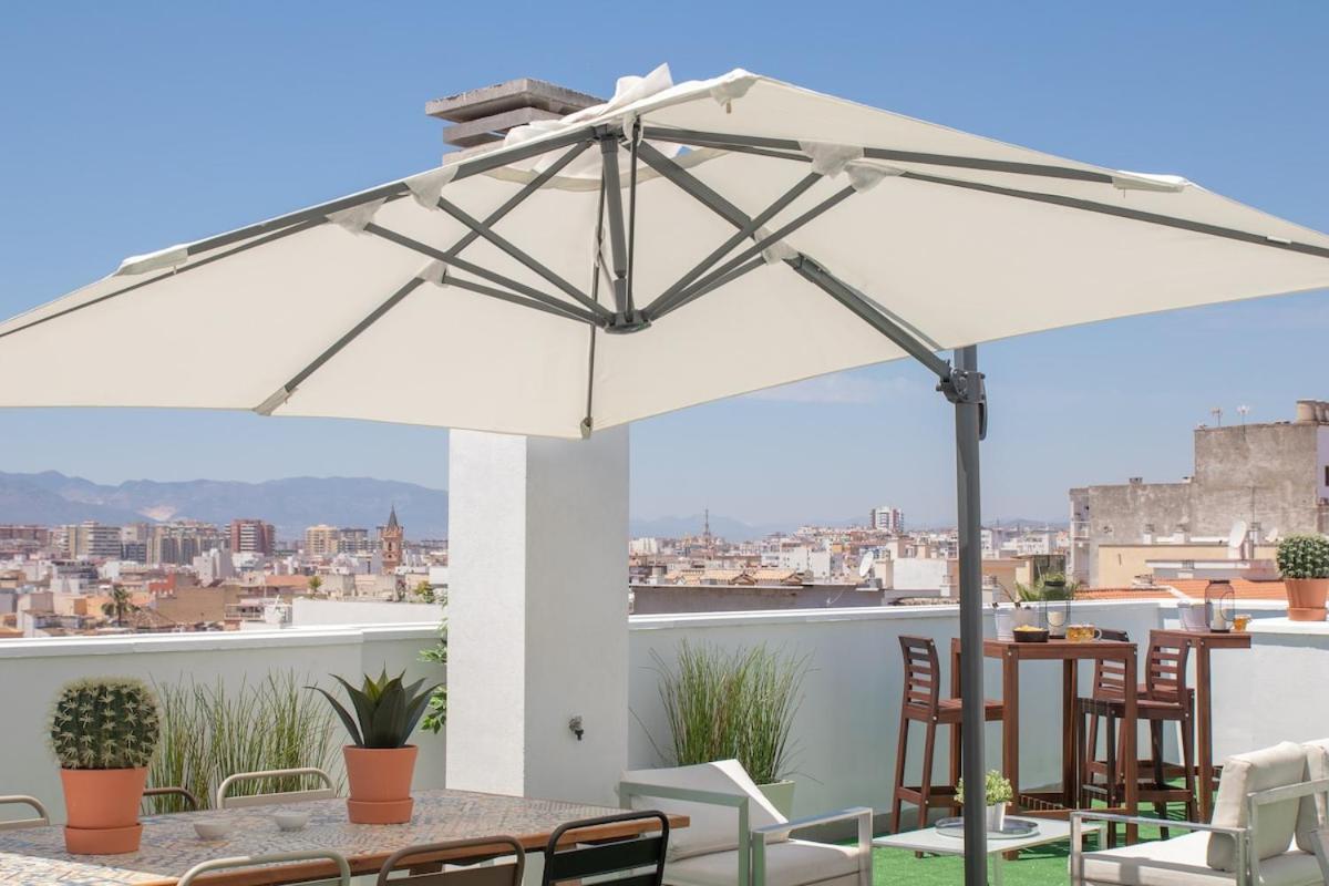 מאלגה C56 - Studio With Amazing Terrace In The Centre מראה חיצוני תמונה