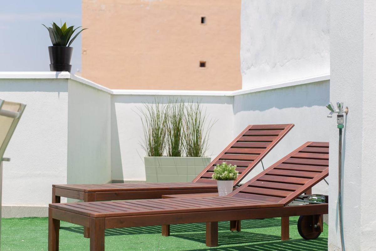 מאלגה C56 - Studio With Amazing Terrace In The Centre מראה חיצוני תמונה