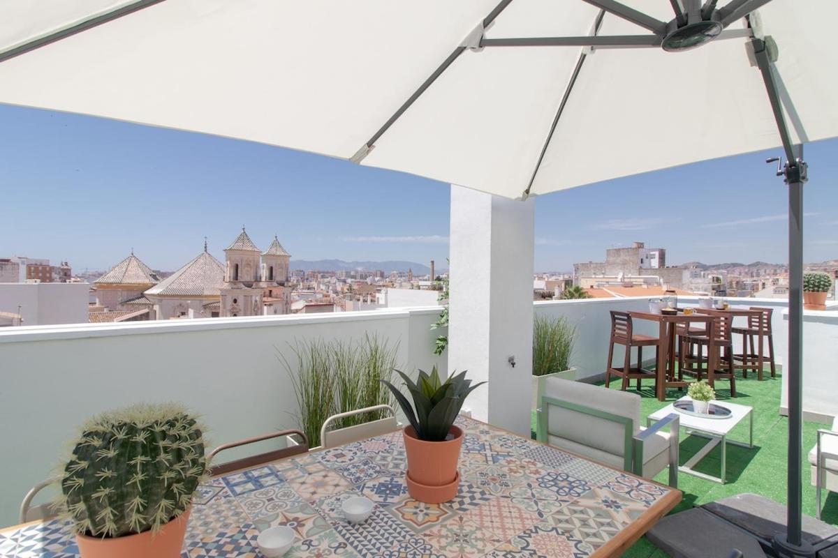 מאלגה C56 - Studio With Amazing Terrace In The Centre מראה חיצוני תמונה